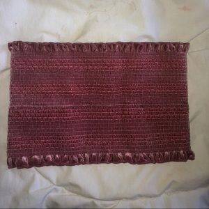 Urban outfitters velvet crop tube top